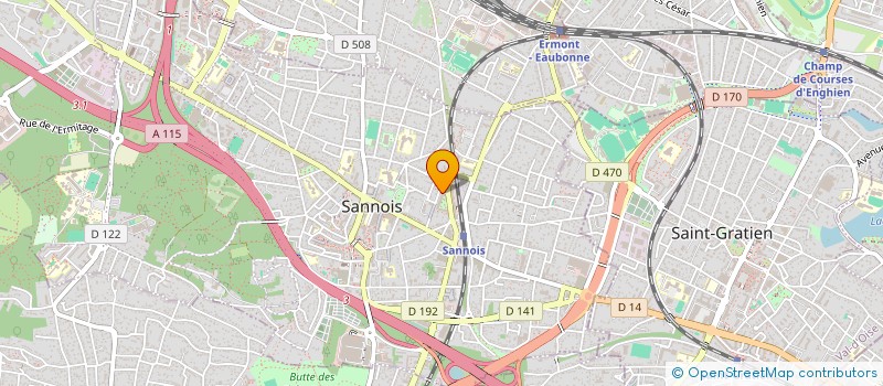 localisation de l'entreprise PATRIMOINE VIDAUBAN  SANNOIS