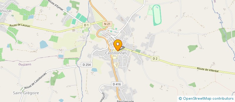 localisation de l'entreprise PATRIMOINE VIVANT DE CASTILLONNES  CASTILLONNES