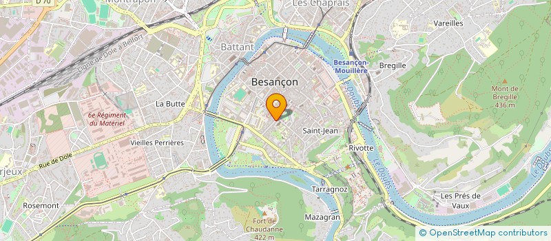 localisation de l'entreprise PATRIMOINE VIVANT DE DOUBS  BESANCON