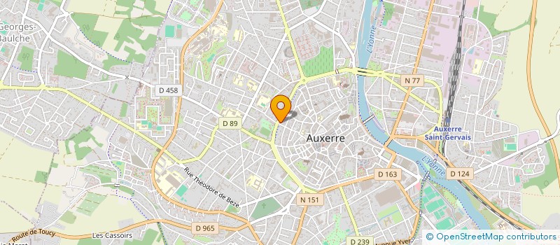 localisation de l'entreprise PATRIMOINE VIVANT DE YONNE à AUXERRE