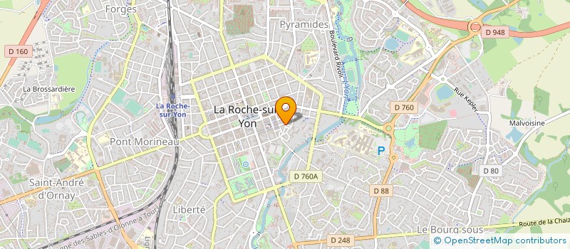 localisation de l'entreprise PATRIMOINE YONNAIS à LA ROCHE-SUR-YON