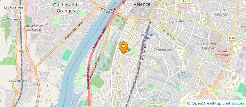 localisation de l'entreprise PATRIMOINEO  VALENCE