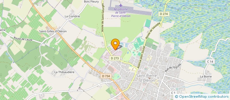 localisation de l'entreprise PATRIMOINES  SAINT-PIERRE-D'OLERON