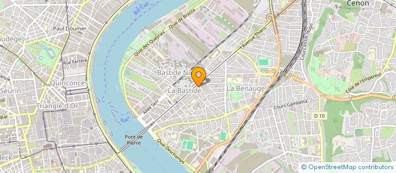localisation de l'entreprise PATRIMOINES CONTACTS à BORDEAUX