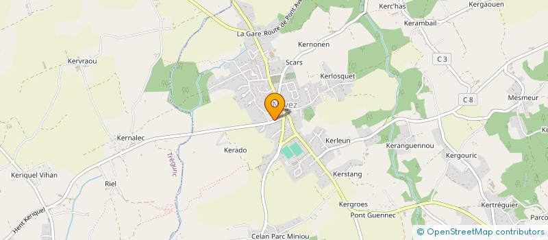 localisation de l'entreprise PATRIMOINES DE NEVEZ  NEVEZ