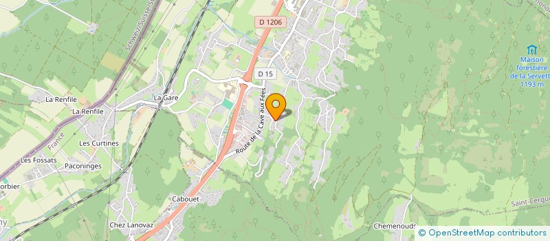 localisation de l'entreprise PATRIMOME  SAINT-CERGUES