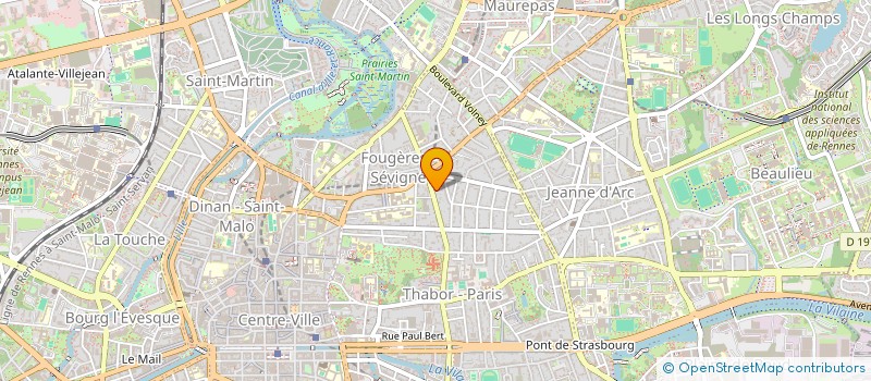 localisation de l'entreprise PATRIMOMT  ST JACQUES DE LA LANDE