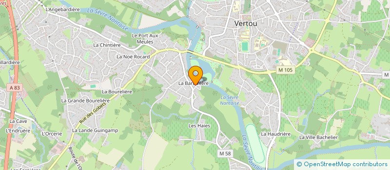 localisation de l'entreprise PATRIMONE  VERTOU