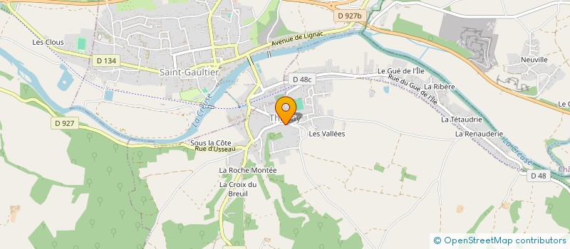 localisation de l'entreprise PATRIMONIA à THENAY