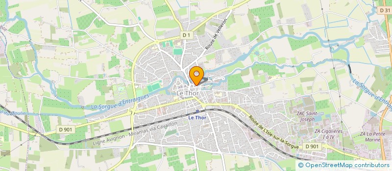 localisation de l'entreprise PATRIMONIA  LE THOR