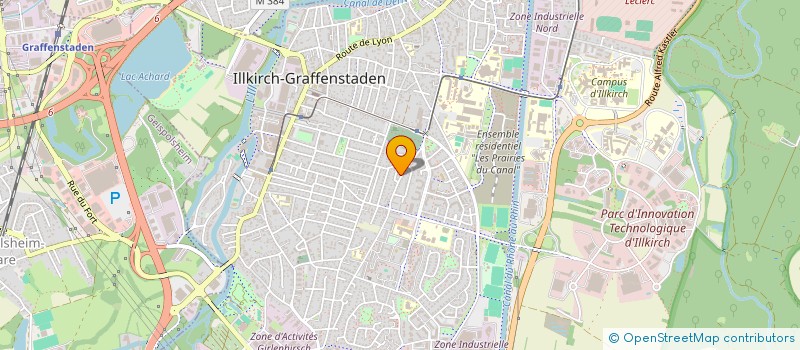localisation de l'entreprise PATRIMONIA 5G  ILLKIRCH-GRAFFENSTADEN