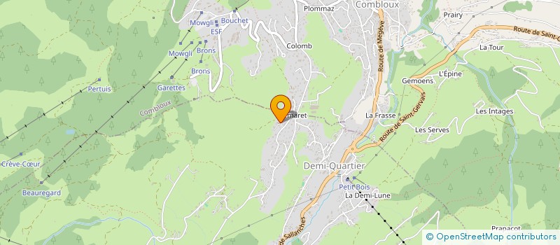 localisation de l'entreprise PATRIMONIA à SAINT-BARTHELEMY