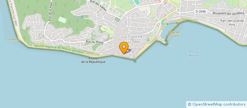 localisation de l'entreprise PATRIMONIA à LA TRANCHE-SUR-MER