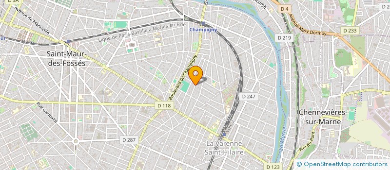 localisation de l'entreprise PATRIMONIA à SAINT-MAUR-DES-FOSSES