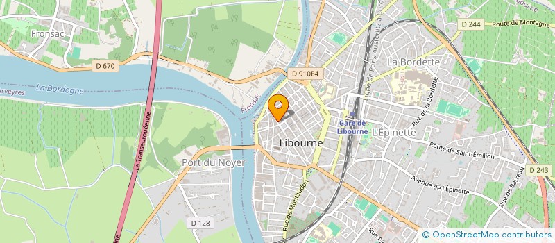 localisation de l'entreprise PATRIMONIA ASSURANCES à LIBOURNE