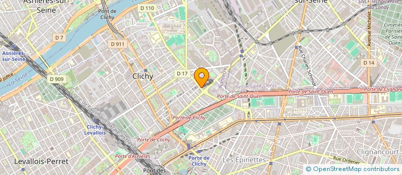 localisation de l'entreprise PATRIMONIA CONSEIL à CLICHY