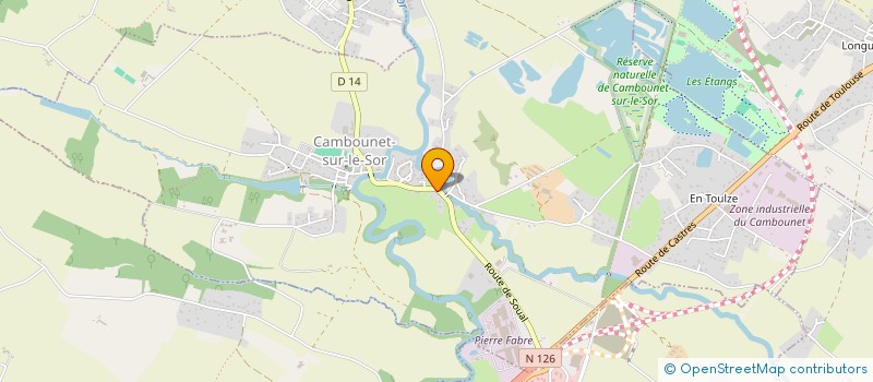 localisation de l'entreprise PATRIMONIA D'OC  CAMBOUNET-SUR-LE-SOR