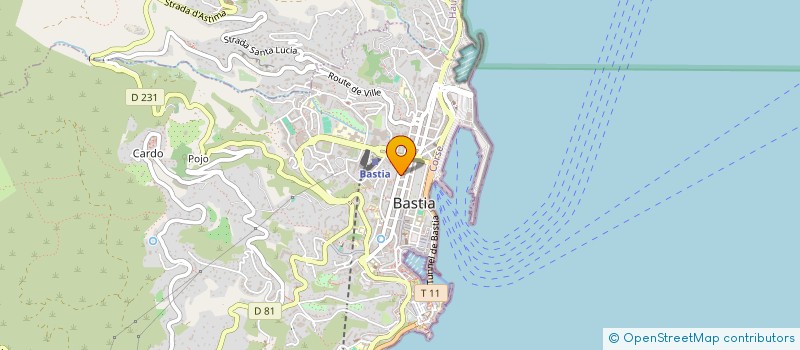 localisation de l'entreprise PATRIMONIA GESTION à BASTIA