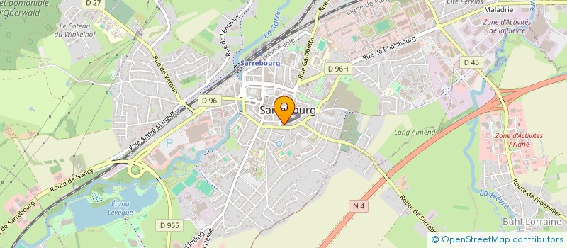 localisation de l'entreprise PATRIMONIA REMPARTS à SARREBOURG