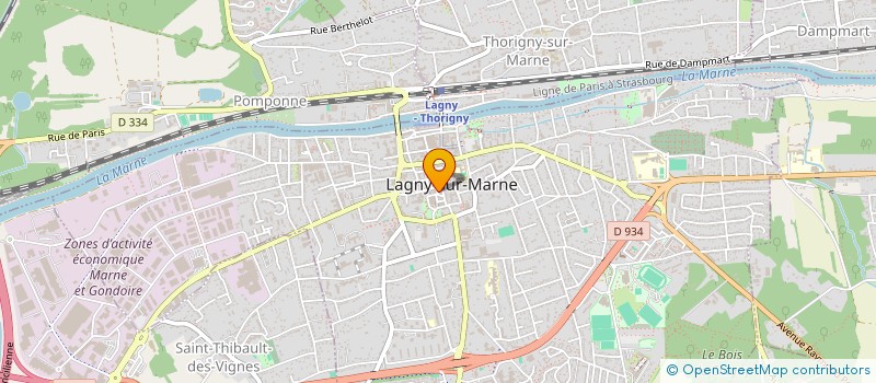 localisation de l'entreprise PATRIMONIA RENOVATION à LAGNY-SUR-MARNE
