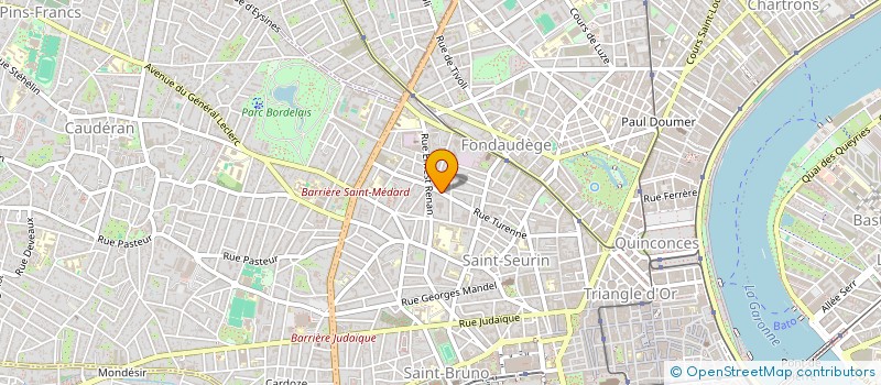 localisation de l'entreprise PATRIMONIA RUE LEYTEIRE  BORDEAUX