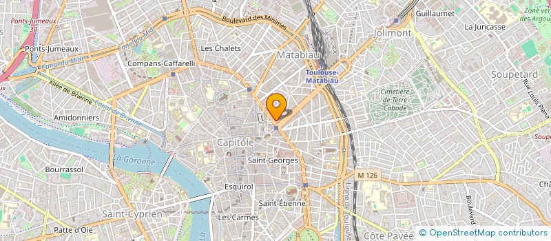 localisation de l'entreprise PATRIMONIA SOCIAL  TOULOUSE