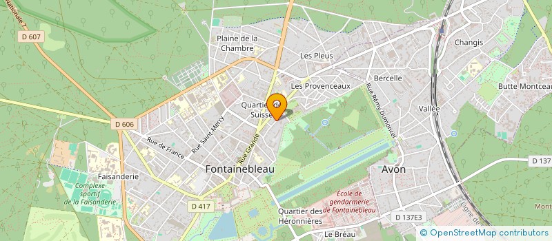 localisation de l'entreprise PATRIMONIALE AMT  FONTAINEBLEAU