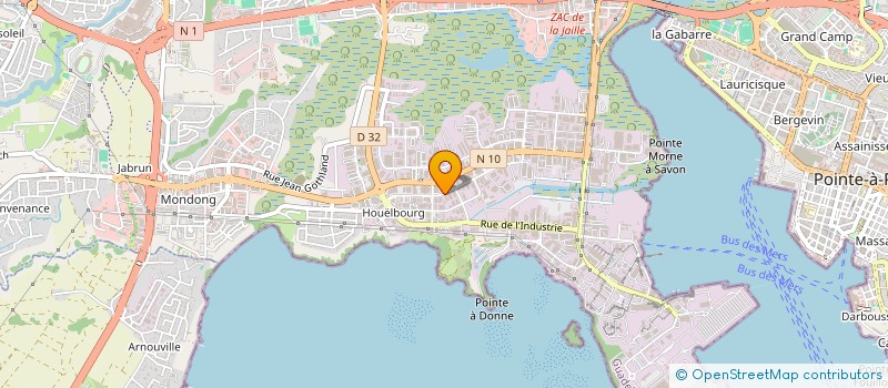 localisation de l'entreprise PATRIMONIALE KEMA  BAIE-MAHAULT