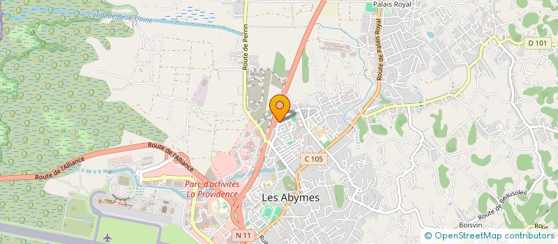localisation de l'entreprise PATRIMONIALE LENCLUME à LES ABYMES