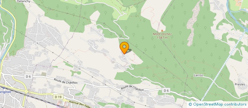 localisation de l'entreprise PATRIMONIALE PERIER  THYEZ