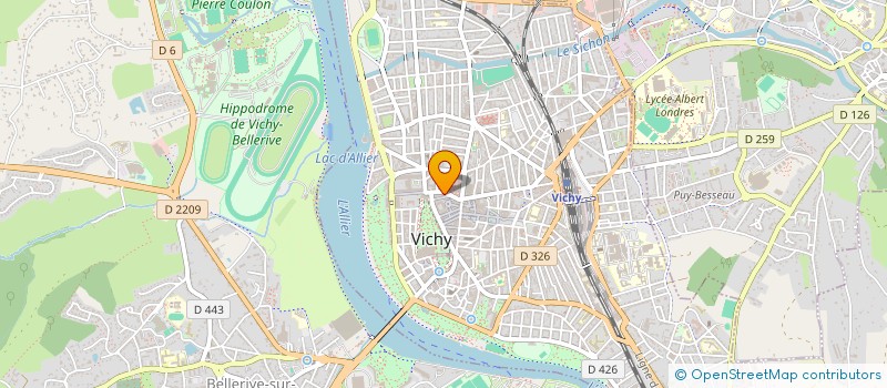 localisation de l'entreprise PATRIMONIALE PROVOT à VICHY
