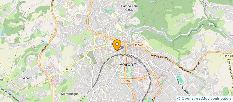 localisation de l'entreprise PATRIMONIALP CONSEIL à VOIRON