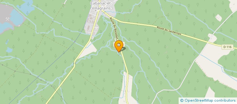 localisation de l'entreprise PATRIMONIO  CABANAC-ET-VILLAGRAINS