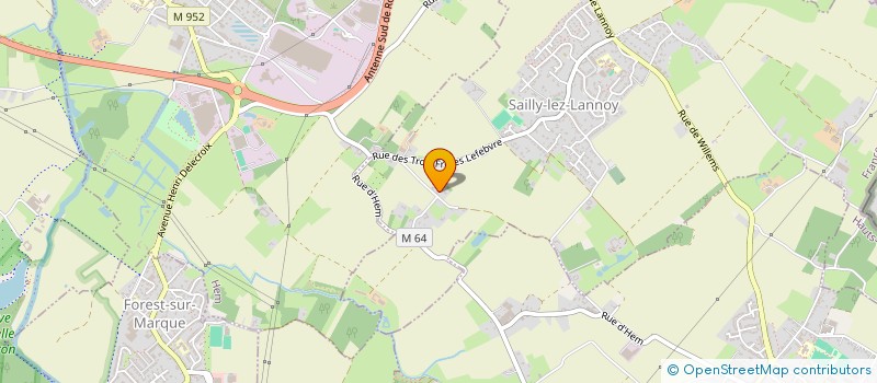 localisation de l'entreprise PATRIMONIO  SAILLY-LEZ-LANNOY