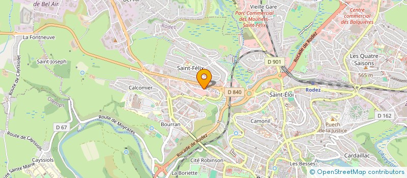 localisation de l'entreprise PATRIMONIO  RODEZ