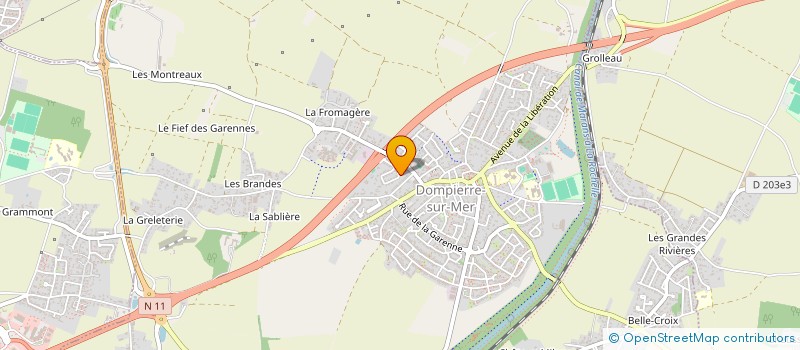 localisation de l'entreprise PATRIMONIO CONSULTING  DOMPIERRE-SUR-MER