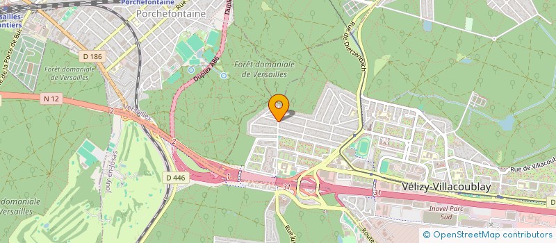 localisation de l'entreprise PATRIMONIO VELIZY  VELIZY-VILLACOUBLAY