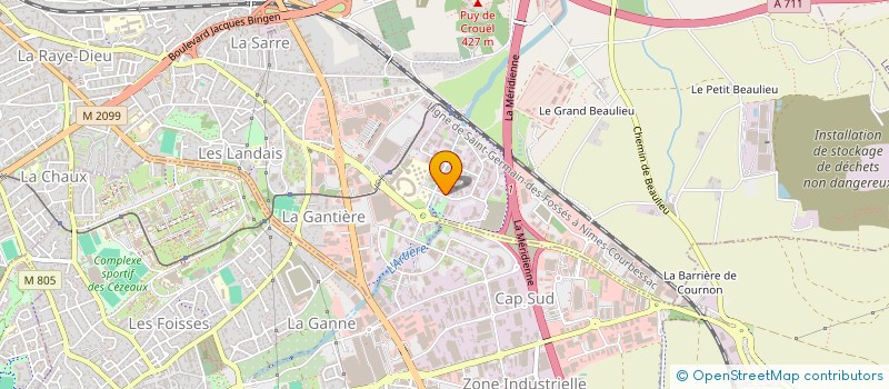 localisation de l'entreprise PATRIMONIUM à CLERMONT-FERRAND