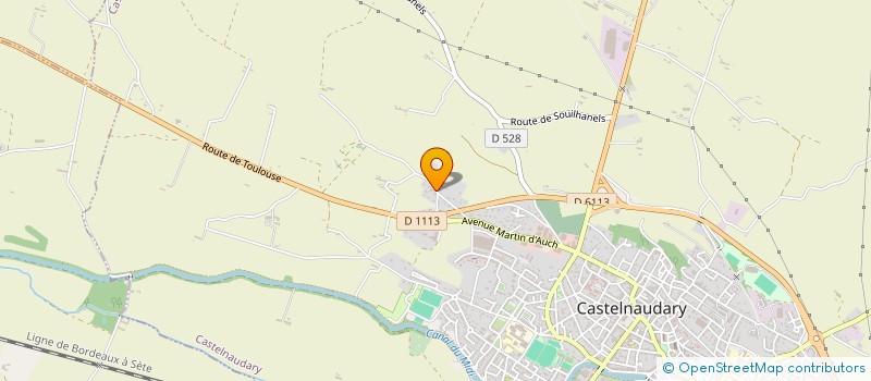 localisation de l'entreprise PATRIMONIX  CASTELNAUDARY