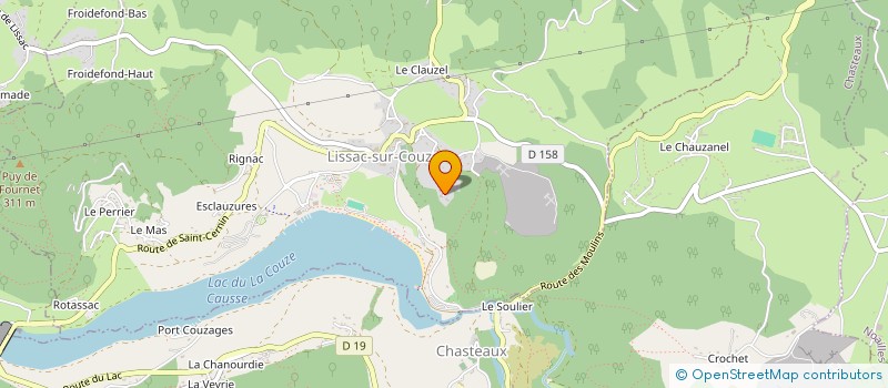 localisation de l'entreprise PATRIMORE  LISSAC-SUR-COUZE