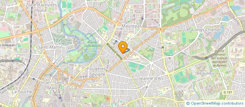 localisation de l'entreprise PATRIMOUEST  RENNES