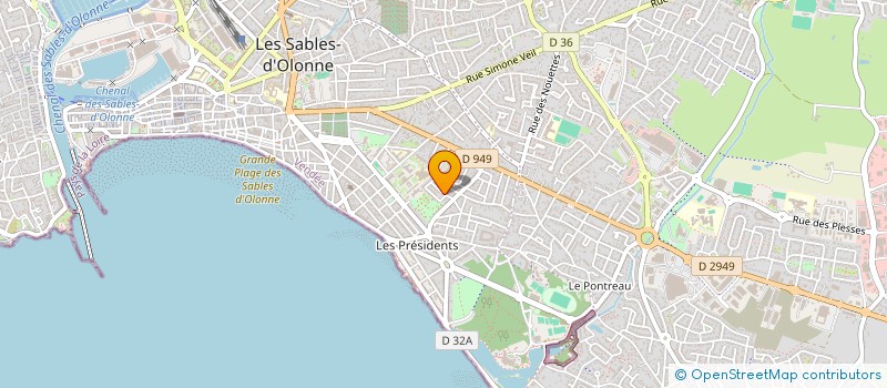 localisation de l'entreprise PATRIMOUN à LES SABLES D'OLONNE