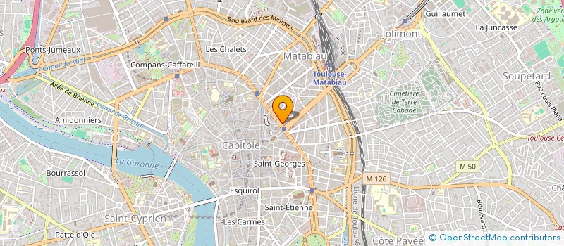 localisation de l'entreprise PATRIMUM DEVELOPPEMENT  TOULOUSE
