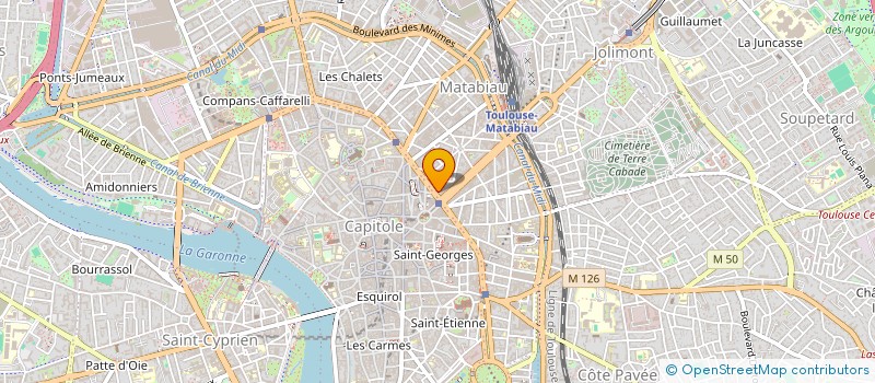 localisation de l'entreprise PATRIMUM GRAND CENTRE à TOULOUSE