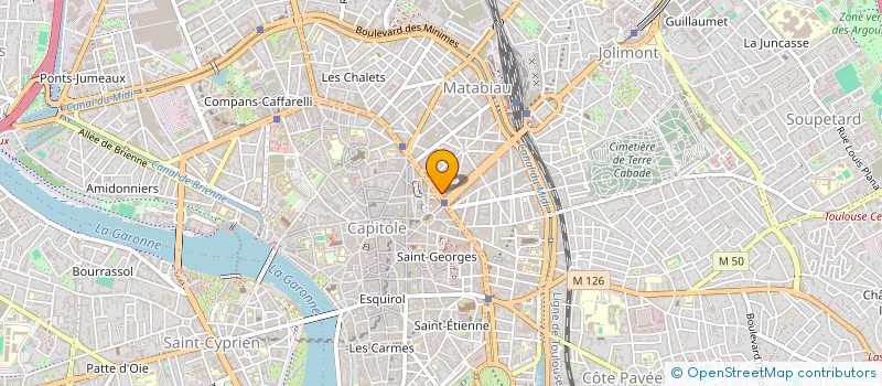 localisation de l'entreprise PATRIMUM GRAND SUD à TOULOUSE