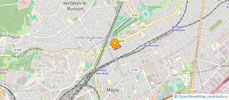 localisation de l'entreprise PATRINVEST à ANTONY