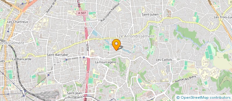 localisation de l'entreprise PATRINVEST PACA à MARSEILLE