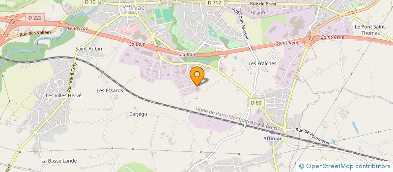 localisation de l'entreprise PATRIROBIEN  YFFINIAC