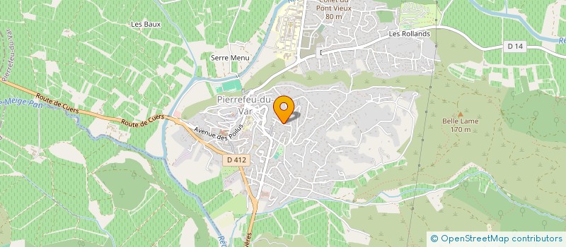 localisation de l'entreprise PATRIS  PIERREFEU-DU-VAR