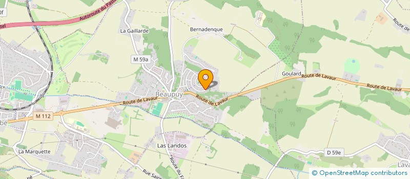 localisation de l'entreprise PATRISCOPE  BEAUPUY